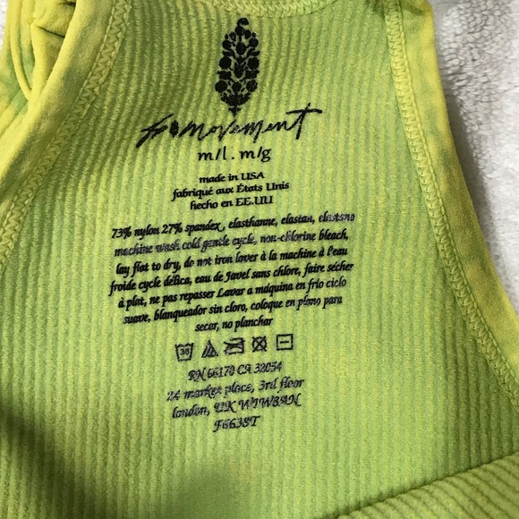 FP Movement Happiness Runs Crop in Sulphur Spring - Size M/L - Picture 5 of 7